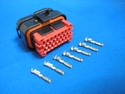 Simtek UK 23 Way Black Ampseal Connector